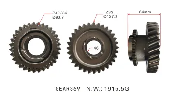 OEM Auto Parts Transmission Gearbox Brass Gear 33032-60111 33032-60110 for Toyota 2KD