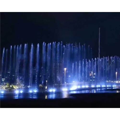 Square Music Dry Spray Fountain design outdoor light musical fountain Manufactory