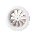 Diffuseur de plafond à motif tourbillonnant réglable