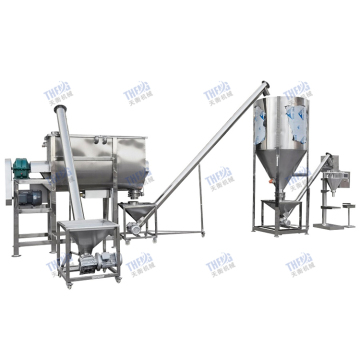 Gypsum Powder Mixer Packing Line: Ribbon Mixers and Filler Machines