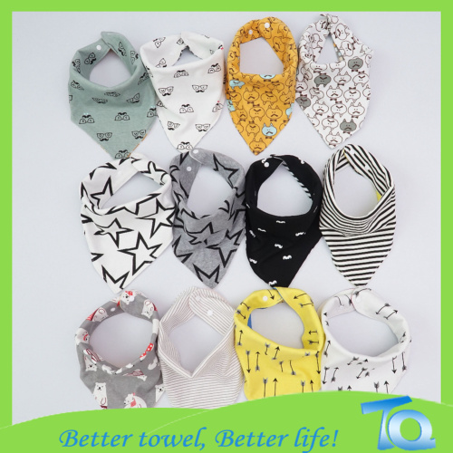 100 Cotton Children Baby Bandana Bibs Bamboo