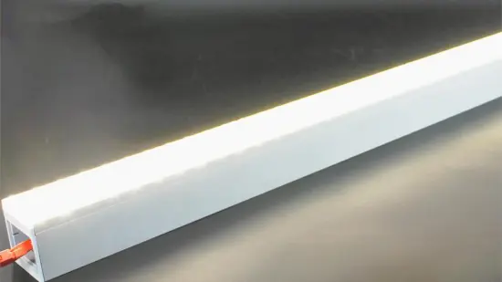 Modern Suspended Black Linear Light Fixture For Supermarket