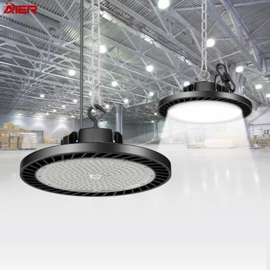 Warehouse Lighting: Die-casting Aluminum UFO LED High Bay Lights IP45