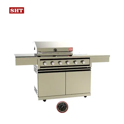 High Quality Easy Clean Gas Baebecue Grill Cabinet for Party