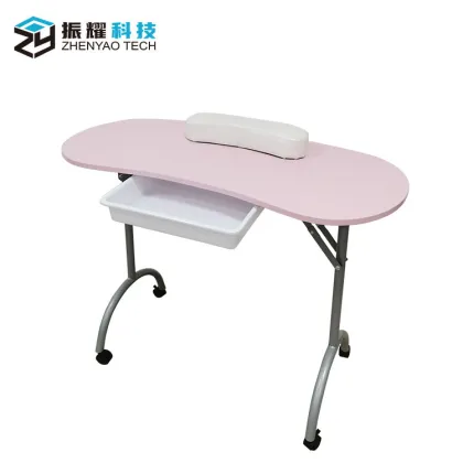 New style folded little nail manicure trolley travel table MT-005