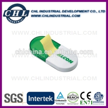 Different shaped memo pad dispenser for advertising