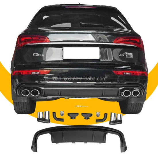 2018-2022 Audi Q5 Rear Diffuser Kit for SQ5 Tail Pipe Black Upgrade