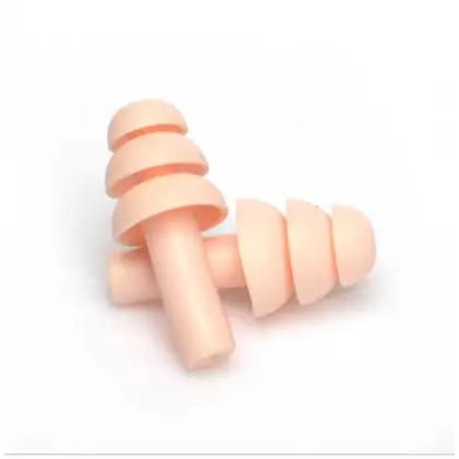 Soundproof Wired Safety silicone earplugs for swimming