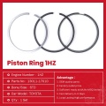 ชิ้นส่วนอัตโนมัติ Toyota Piston Ring 1Hz 13011-17010