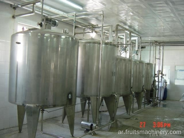 معدات خط إنتاج المشروبات الخلاط عصير