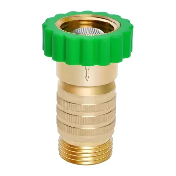 Lead-Free Brass Inline Reducer 3/4" Connector for RV Water Pressure Regulator