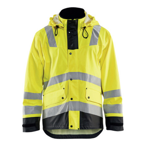 Construcción de la policía de poliéster Jackets impermeables reflectantes