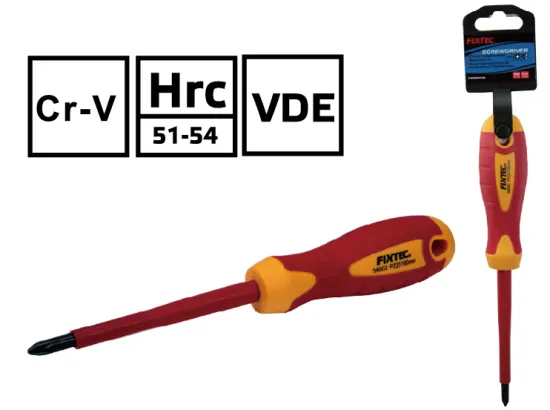 Fixtec Vde Insulated Phillips Screwdriver
