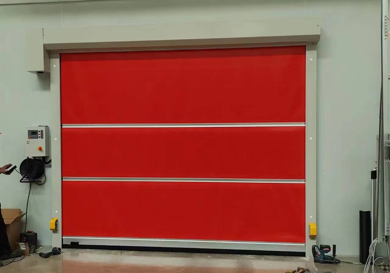 PVC fabric high speed rolling door 1