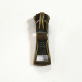 Slider feito sob encomenda do Zipper No.3 do saco de bronze