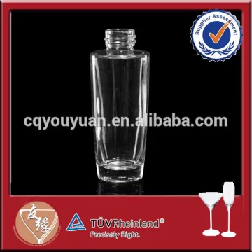 Round shaped lovely 50 ml glass bottles for perfume