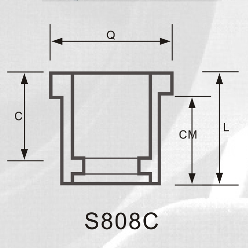 ASTM SCH80 CPVC تقليل اللون الرمادي الداكن