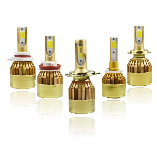 9V-36V C6 LED Headlight Bulb - Dual Color 55W 3000K/6000K