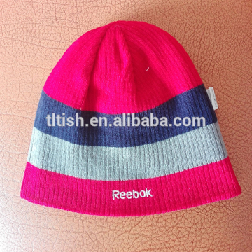 jacquard knitting double side hat