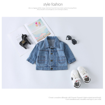 Jaket Denim Boys Printed Baby Denim Jacket