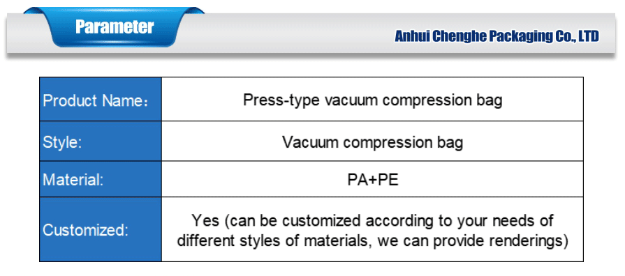 reusable vacuum compression bag