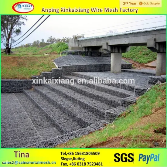 Hot selling hexagonal galvanized welded stone cage wire