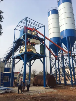 Hzs60 Commercial Cement Mixing Plant - High Efficiency Concrete Batching Plant