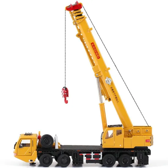 1:55 Scale Diecast Construction Truck Toy Crane Machine Alloy Model Lifting Crane for Kids