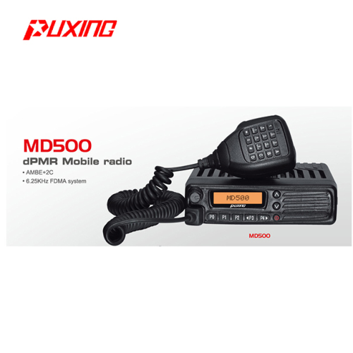 راديو dPMR المحمول DM500 6.25KHZ FDMA نظام التشفير الصوتي 32 بت