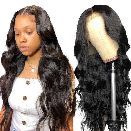 Brazilian raw unprocessed virgin hair Wigs Pre Plucked Hair Line with Baby Hair 13*4HD Lace Frontal wigs