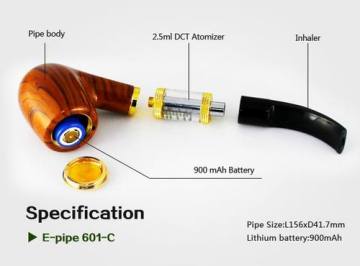 2014 Wholesale E-Pipe601 Electronic Pipe Smoking Kit (E-Pipe)