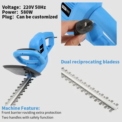 Corded Hedge Trimmer 580W 460MM String Trimmer