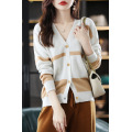 Women's Korean version all wool knitted cardigan