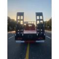 Flatbed truck 3 axles 6x2 excavator carrier