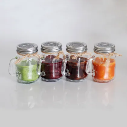 Paraffin Wax Home Fragranced Glass Jar Candle