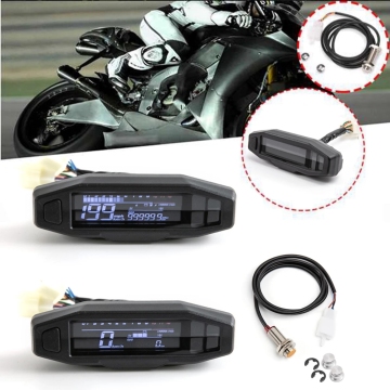 Mini Universal Motorcy Meter Speedometer Digital Odometer Electric Insion
