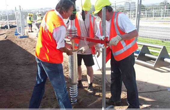 Pila de anclaje de tierra de acero galvanizado para cimientos