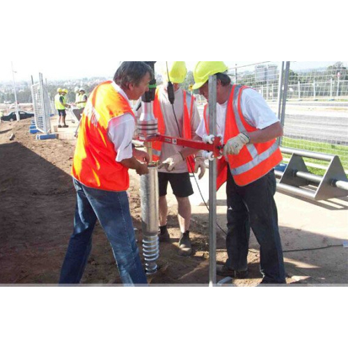 Pila de anclaje de tierra de acero galvanizado para cimientos