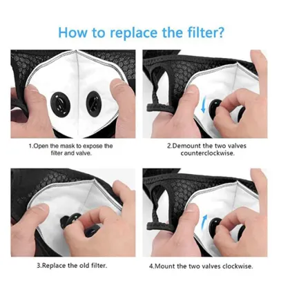 Reusable Cycling Running Riding Carbon Sport Mask