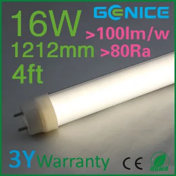1200mm T8 LED tube light with rotatable end caps