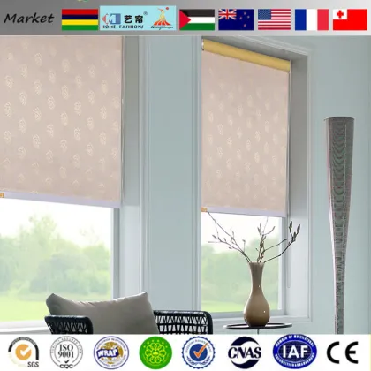 Blackout curtain blinds and transparent roller blinds fabric curtain