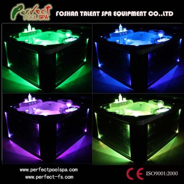 Square Luxury Outdoor SPA 4 Person Acrylic Hot Tub (Thetis)