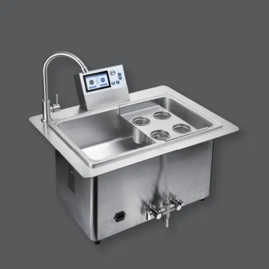 Clinic side furniture with sonic sink