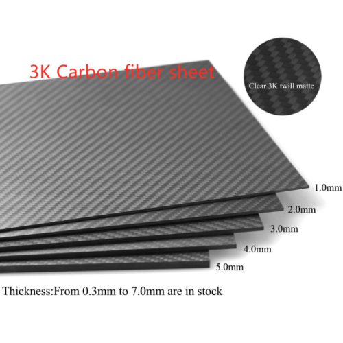 I-Carbon Fiber Plate Ukusika i-3K ye-carbon fiber sheet