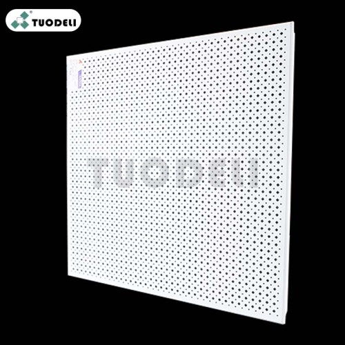 Tuile de plafond commerciale à clipser en aluminium