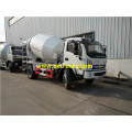 Yuejin 2500L Small Concrete Mixer Trucks