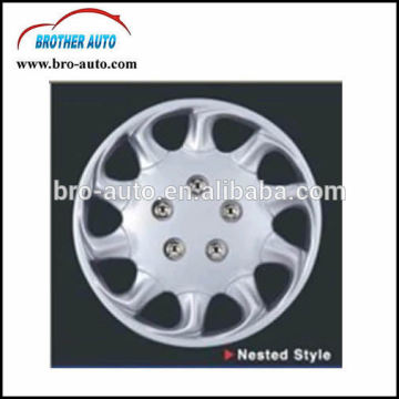 High quality universal plastic ABS 16inch silver painting automobile wheel cover with brand