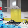 Custom Design Painted Toughened Kitchen Backsplash Glass