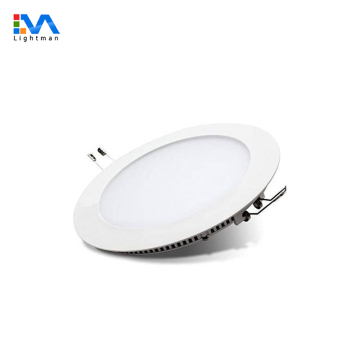 Luce del pannello quadrato rotondo a LED dimmerabile ultra sottile
