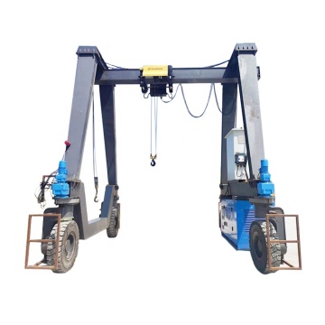 20 Tonne Mobile Single Girder Electric Rubber Tire Gantry Crane with CE ISO